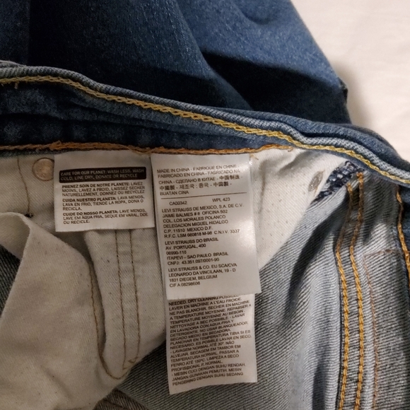 Vintage Levi's 511 Classic Blue Straight Jeans - Picture 6 of 6